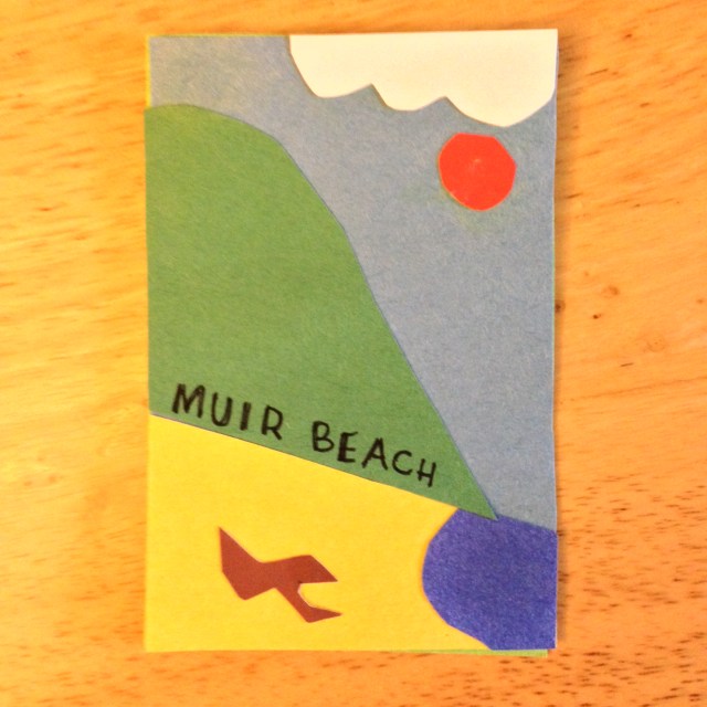 Muir Beach, home of amazing driftwood and even more amazing views.